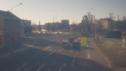 Křižovatka ulic Komenského a Velké Novosady