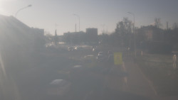 Křižovatka ulic Komenského a Velké Novosady