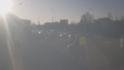 Křižovatka ulic Komenského a Velké Novosady