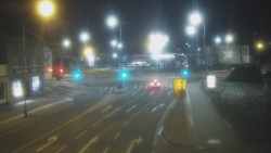 Křižovatka ulic Komenského a Velké Novosady