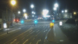 Křižovatka ulic Komenského a Velké Novosady