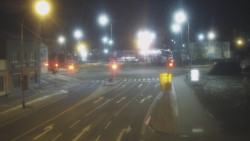 Křižovatka ulic Komenského a Velké Novosady