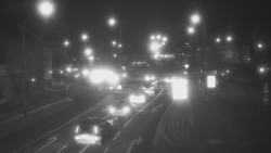 Křižovatka ulic Komenského a Velké Novosady