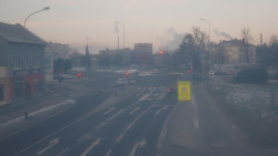 Křižovatka ulic Komenského a Velké Novosady