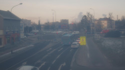 Křižovatka ulic Komenského a Velké Novosady