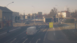 Křižovatka ulic Komenského a Velké Novosady