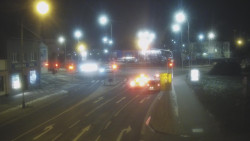 Křižovatka ulic Komenského a Velké Novosady