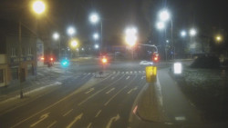 Křižovatka ulic Komenského a Velké Novosady