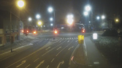 Křižovatka ulic Komenského a Velké Novosady