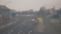 Křižovatka ulic Komenského a Velké Novosady