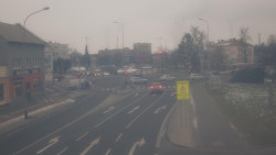 Křižovatka ulic Komenského a Velké Novosady