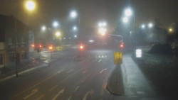 Křižovatka ulic Komenského a Velké Novosady