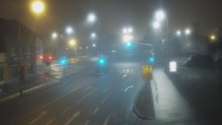 Křižovatka ulic Komenského a Velké Novosady