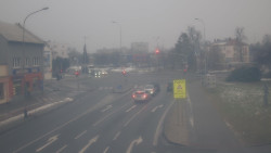 Křižovatka ulic Komenského a Velké Novosady