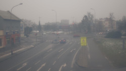 Křižovatka ulic Komenského a Velké Novosady