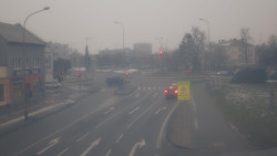 Křižovatka ulic Komenského a Velké Novosady