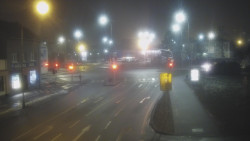 Křižovatka ulic Komenského a Velké Novosady