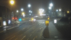 Křižovatka ulic Komenského a Velké Novosady