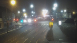 Křižovatka ulic Komenského a Velké Novosady