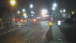 Křižovatka ulic Komenského a Velké Novosady