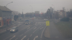 Křižovatka ulic Komenského a Velké Novosady