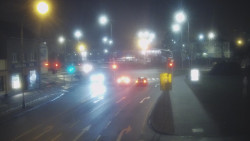 Křižovatka ulic Komenského a Velké Novosady