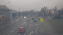 Křižovatka ulic Komenského a Velké Novosady