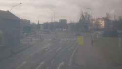 Křižovatka ulic Komenského a Velké Novosady