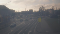 Křižovatka ulic Komenského a Velké Novosady