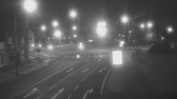 Křižovatka ulic Komenského a Velké Novosady