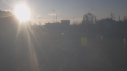 Křižovatka ulic Komenského a Velké Novosady