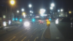 Křižovatka ulic Komenského a Velké Novosady