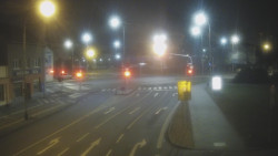 Křižovatka ulic Komenského a Velké Novosady