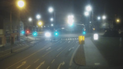 Křižovatka ulic Komenského a Velké Novosady