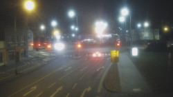 Křižovatka ulic Komenského a Velké Novosady