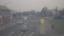 Křižovatka ulic Komenského a Velké Novosady