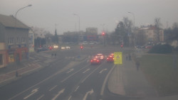 Křižovatka ulic Komenského a Velké Novosady