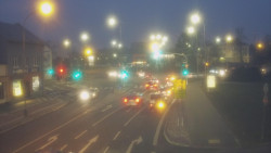 Křižovatka ulic Komenského a Velké Novosady