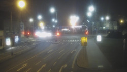 Křižovatka ulic Komenského a Velké Novosady