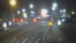 Křižovatka ulic Komenského a Velké Novosady