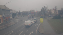 Křižovatka ulic Komenského a Velké Novosady