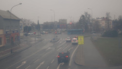 Křižovatka ulic Komenského a Velké Novosady