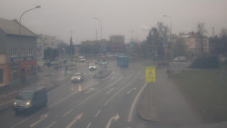 Křižovatka ulic Komenského a Velké Novosady