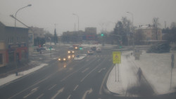 Křižovatka ulic Komenského a Velké Novosady