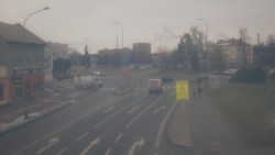 Křižovatka ulic Komenského a Velké Novosady