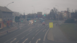 Křižovatka ulic Komenského a Velké Novosady