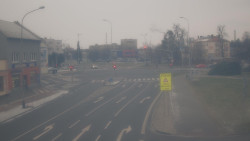 Křižovatka ulic Komenského a Velké Novosady