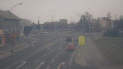 Křižovatka ulic Komenského a Velké Novosady