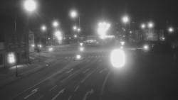 Křižovatka ulic Komenského a Velké Novosady