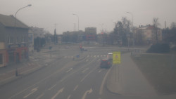 Křižovatka ulic Komenského a Velké Novosady